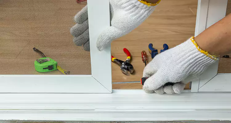 Sliding Glass Door Off Rails Repair in Westchase, FL